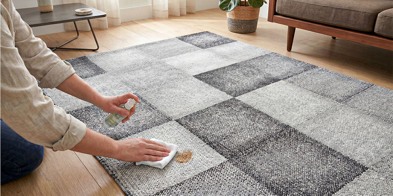 Vlek op je vloerkleed verwijderen? De complete vlekkenwijzer.