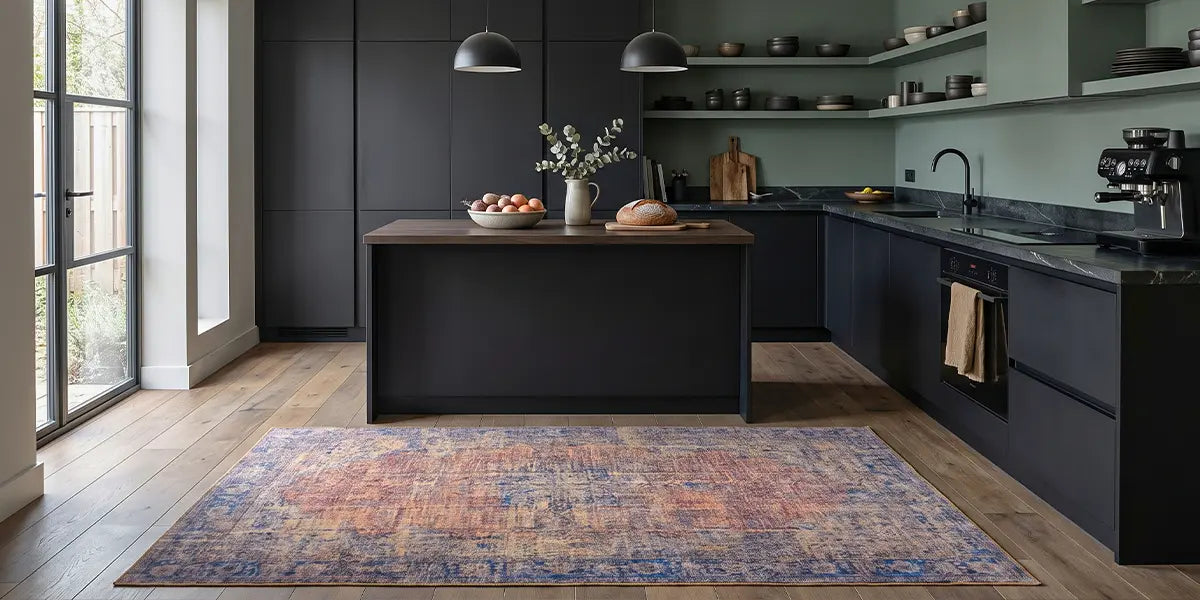Welk vloerkleed is geschikt voor de keuken?