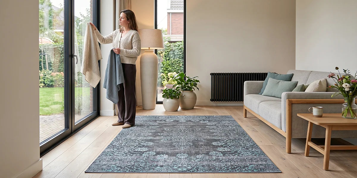Hoe combineer je een vloerkleed met de rest van je interieur?