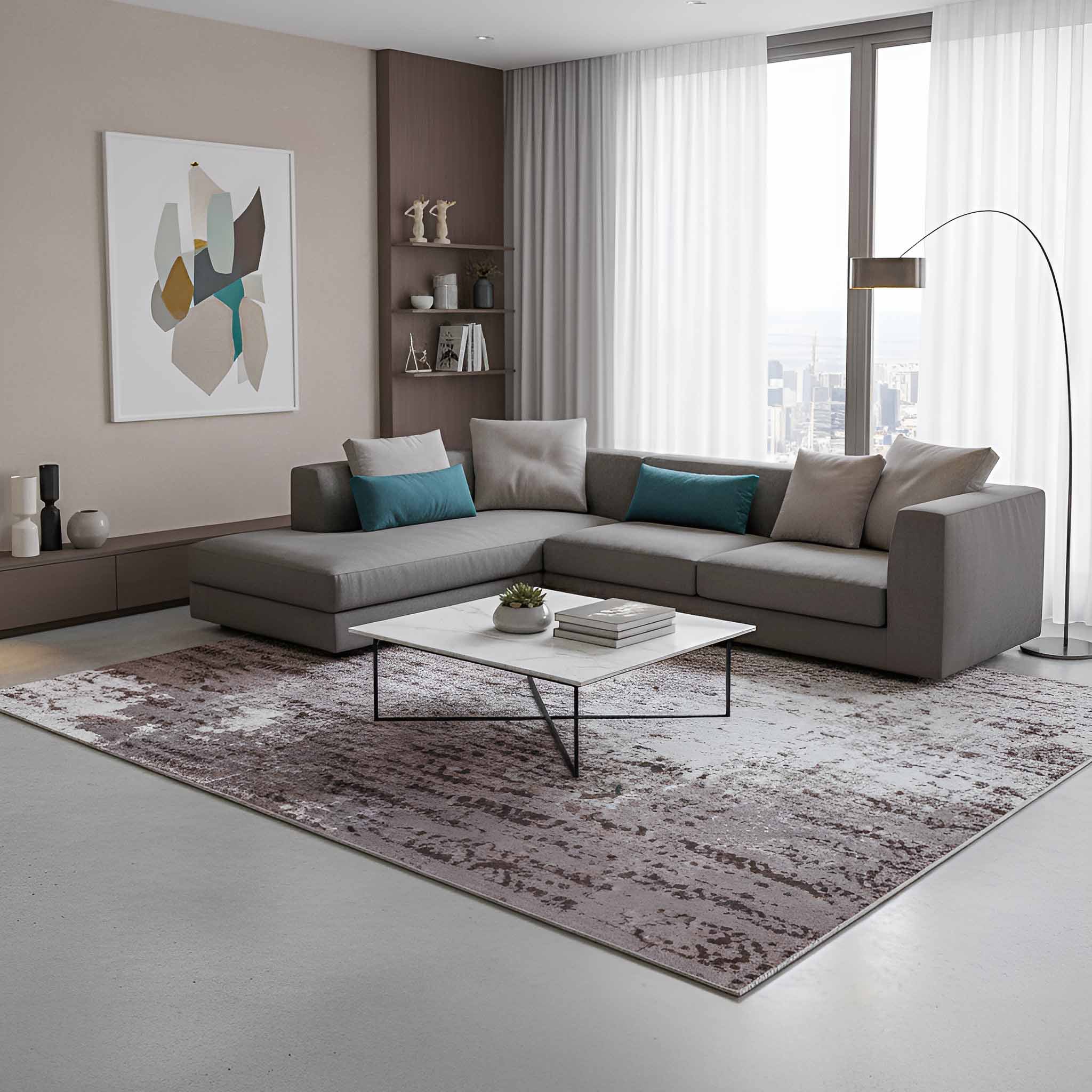 Vloerkleed ASH in interieur