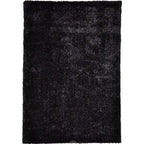 Bovenaanzicht van het vloerkleed BRAVON in de kleur Antraciet, gemaakt van Polyester.
