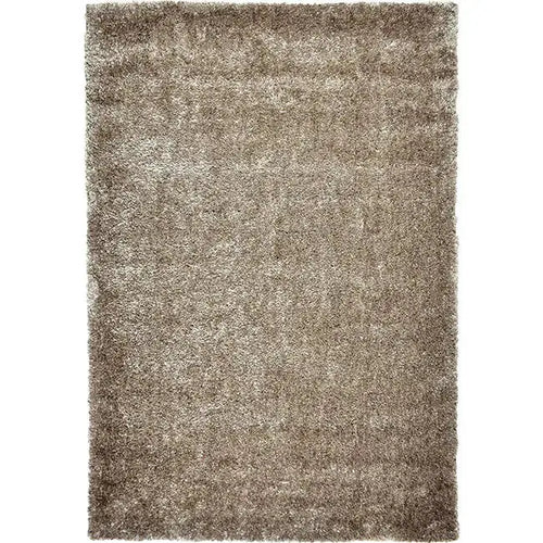 Bovenaanzicht van het vloerkleed BRAVON in de kleur Beige, gemaakt van Polyester.