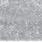 Zijkant detail aanzicht van het vloerkleed BRAVON in de kleur Grijs, gemaakt van Polyester.