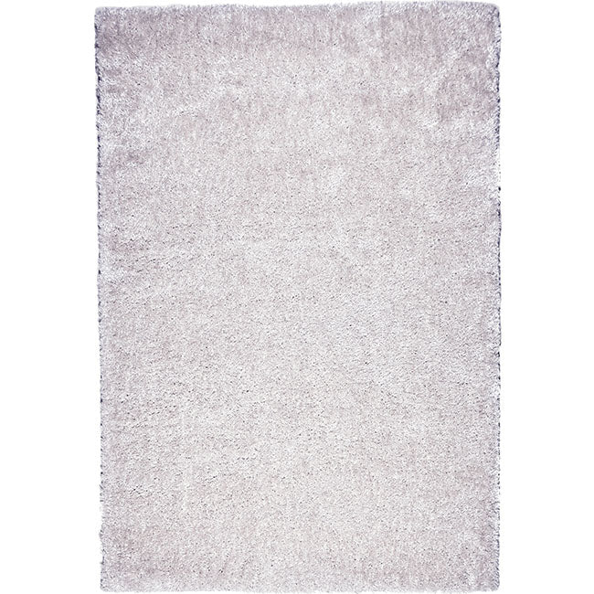 Bovenaanzicht van het vloerkleed BRAVON in de kleur Wit, gemaakt van Polyester.