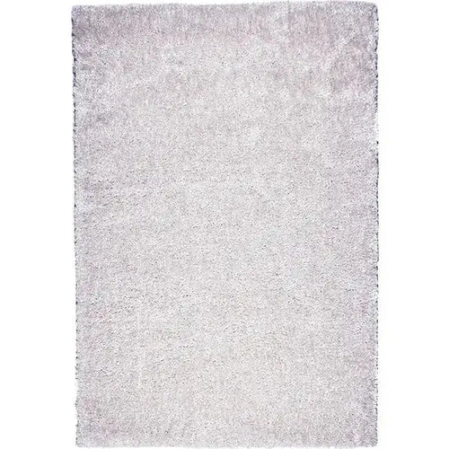 Bovenaanzicht van het vloerkleed BRAVON in de kleur Wit, gemaakt van Polyester.