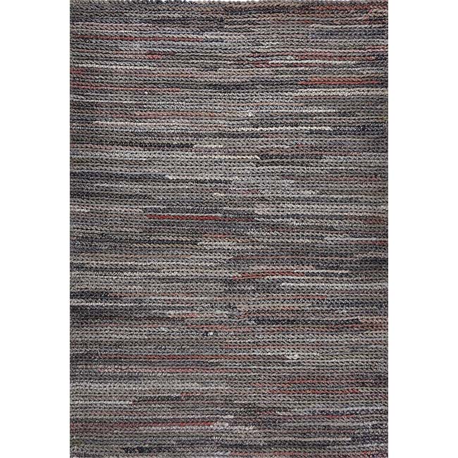 Bovenaanzicht van het vloerkleed CALLUM in de kleuren Bruin / Roest, gemaakt van 100% Wol.