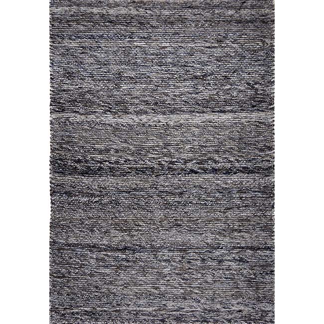 Bovenaanzicht van het vloerkleed CRELON in de kleur Bruin, gemaakt van 100% Wol.