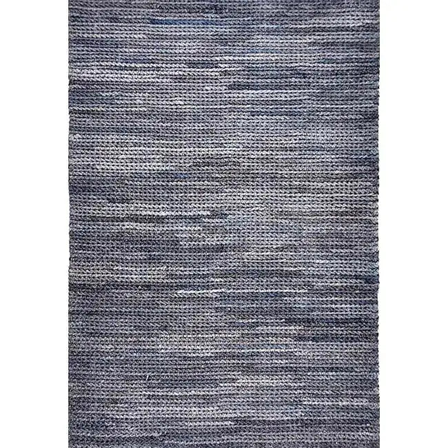 Bovenaanzicht van het vloerkleed CRESSON in de kleuren Bruin / Blauw, gemaakt van 100% Wol.