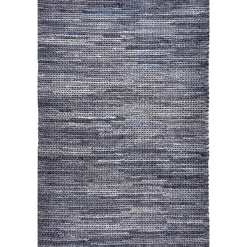 Bovenaanzicht van het vloerkleed CRESSON in de kleuren Bruin / Blauw, gemaakt van 100% Wol.