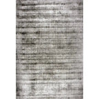 Bovenaanzicht van het vloerkleed DURELLE in de kleur Zilver, gemaakt van Polyester.