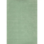 Bovenaanzicht van het vloerkleed GARON HEXAGON in de kleuren Mint / Groen, gemaakt van 100% Wol.