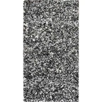 Bovenaanzicht van het vloerkleed HALVOR Klein in de kleur Antraciet, gemaakt van Polyester.