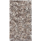 Bovenaanzicht van het vloerkleed HALVOR Klein in de kleur Beige, gemaakt van Polyester.