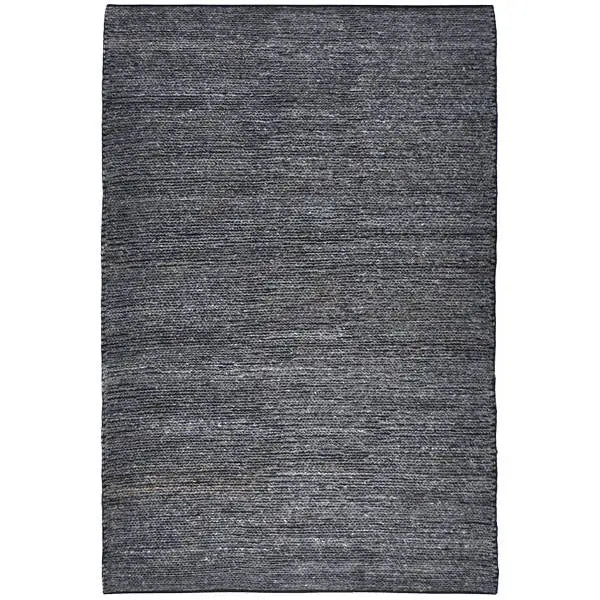 Bovenaanzicht van het vloerkleed LARETH in de kleuren Aqua / Blauw, gemaakt van Wol mix.