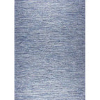 Bovenaanzicht van het vloerkleed LYDEN in de kleur Blauw, gemaakt van Katoen.