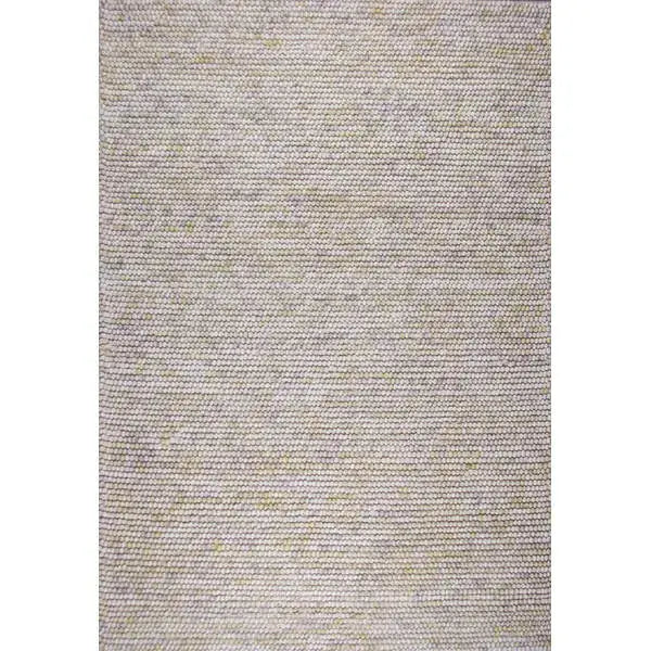 Bovenaanzicht van het vloerkleed MIRANDE in de kleuren Beige / Bruin, gemaakt van 100% wol.
