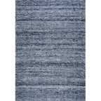 Bovenaanzicht van het vloerkleed MORDANA in de kleur Blauw, gemaakt van Wol en Polyester mix.