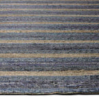 Zijkant detail aanzicht van het vloerkleed RALDER in de kleuren Multikleurig / Goud / Grijs, gemaakt van Katoen.