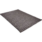 Diagonaal aanzicht van het vloerkleed SOREN in de kleuren Grijs / Mix, gemaakt van Wol mix.