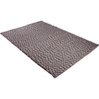Diagonaal aanzicht van het vloerkleed SOREN in de kleuren Wit / Mix, gemaakt van Wol mix.