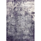 Bovenaanzicht van het vloerkleed VALCERA in de kleur FE Blauw, gemaakt van Viscose.