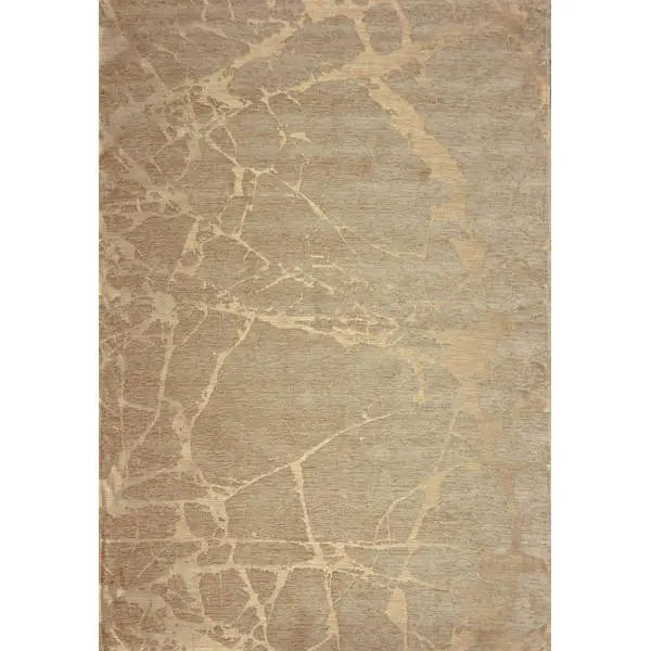 Bovenaanzicht van het vloerkleed VORIEN in de kleur Beige, gemaakt van Polyester.
